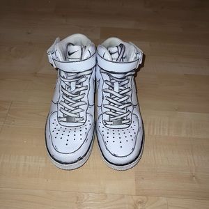 Custom Nike Air Force One's Hightops Size 8M (10W)